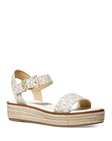 richie michael kors|Michael Kors Women's Richie Logo Buckle Espadrille Platform .